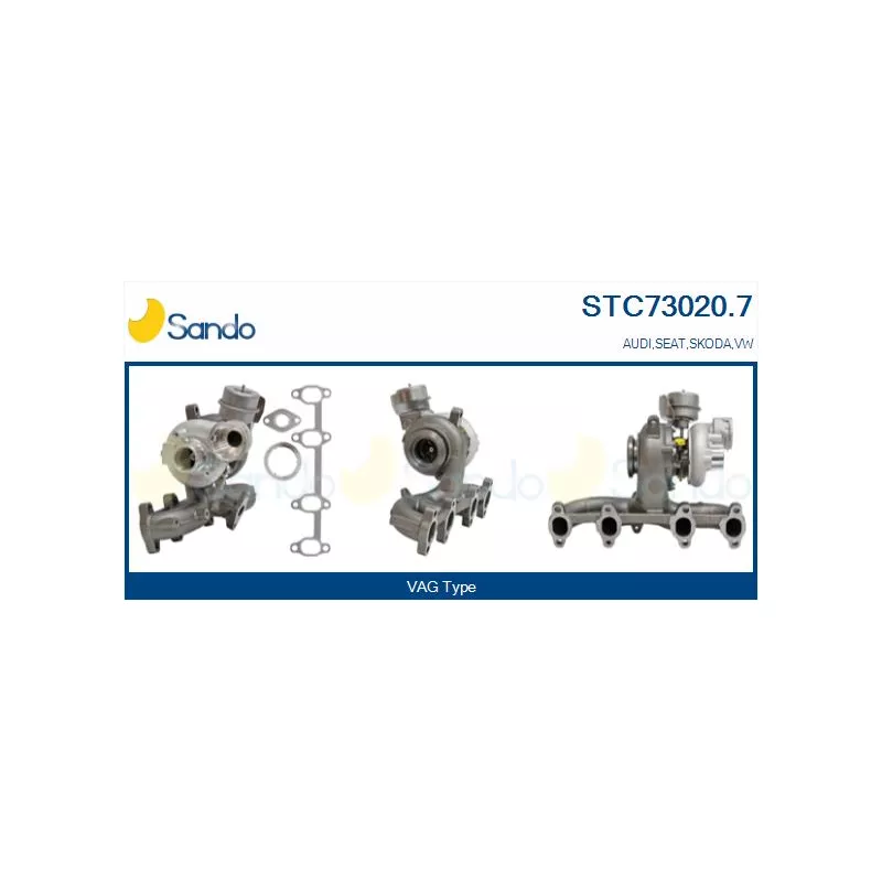 Turbocompresseur, suralimentation SANDO STC73020.7
