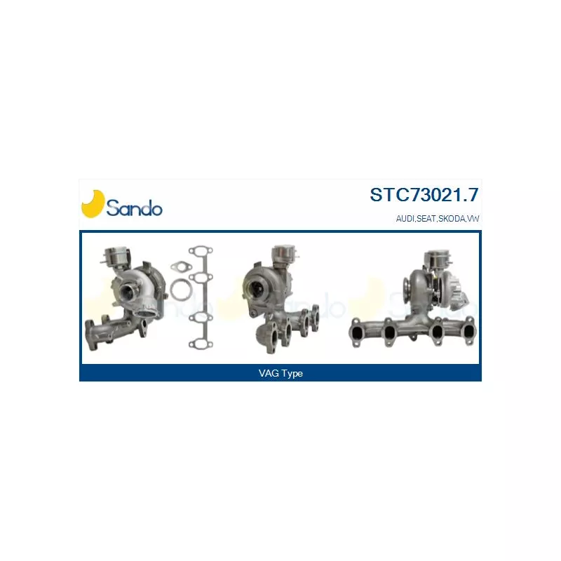 Turbocompresseur, suralimentation SANDO STC73021.7