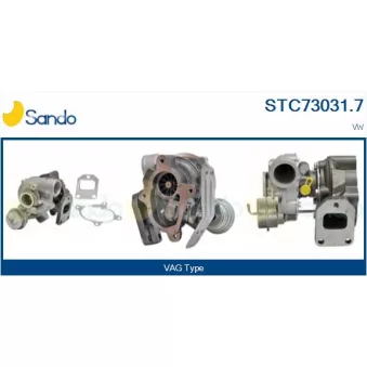Turbocompresseur, suralimentation SANDO STC73031.7
