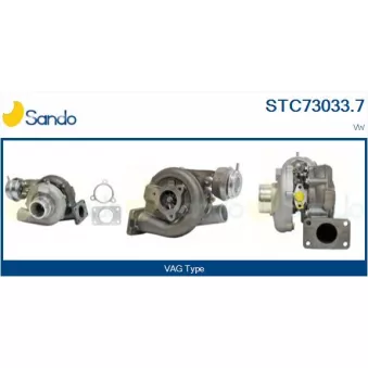 Turbocompresseur, suralimentation SANDO STC73033.7