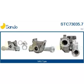 Turbocompresseur, suralimentation SANDO STC73035.7