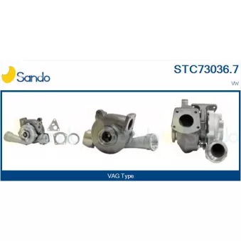 Turbocompresseur, suralimentation SANDO STC73036.7