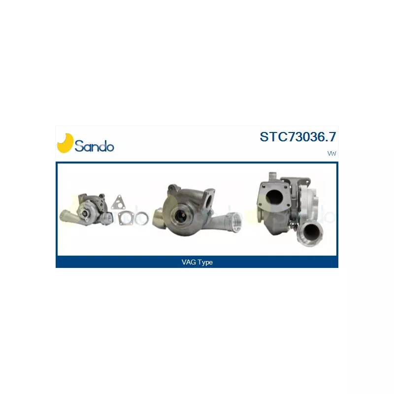 Turbocompresseur, suralimentation SANDO STC73036.7