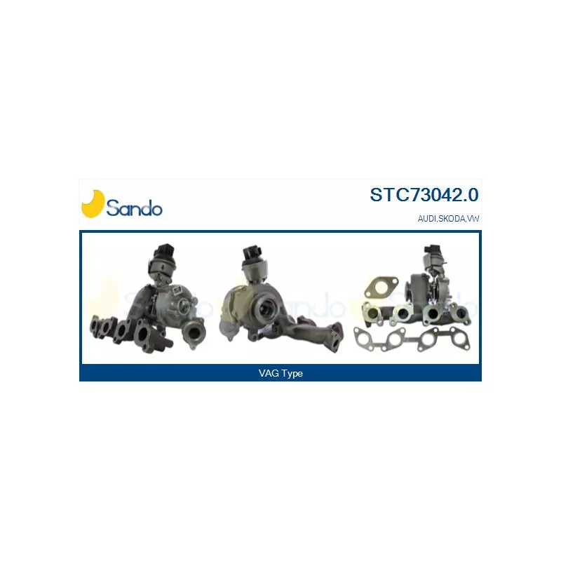 Turbocompresseur, suralimentation SANDO STC73042.0