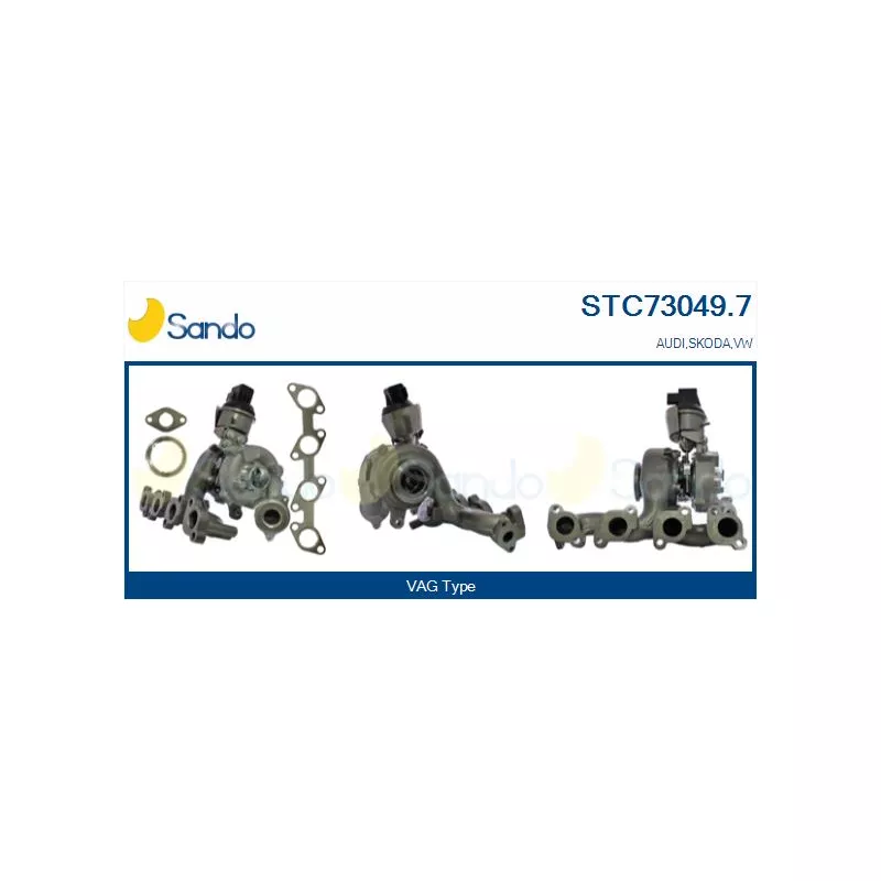 Turbocompresseur, suralimentation SANDO STC73049.7