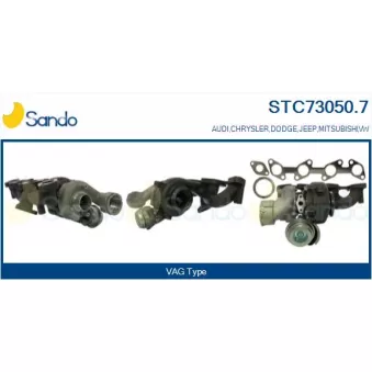 Turbocompresseur, suralimentation SANDO STC73050.7