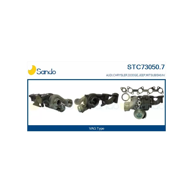 Turbocompresseur, suralimentation SANDO STC73050.7