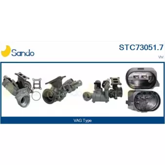 Turbocompresseur, suralimentation SANDO STC73051.7