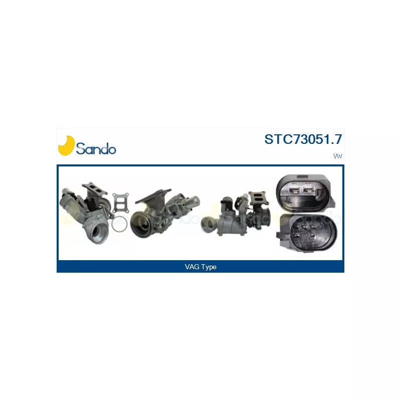 Turbocompresseur, suralimentation SANDO STC73051.7