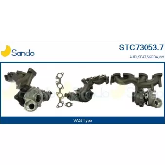 Turbocompresseur, suralimentation SANDO STC73053.7