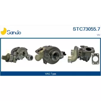 Turbocompresseur, suralimentation SANDO STC73055.7