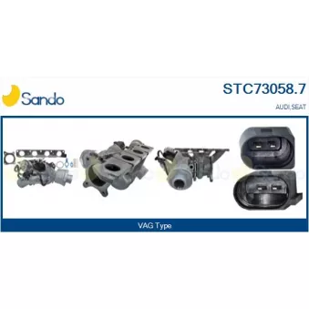 Turbocompresseur, suralimentation SANDO STC73058.7