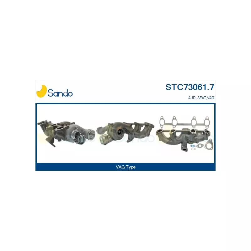 Turbocompresseur, suralimentation SANDO STC73061.7