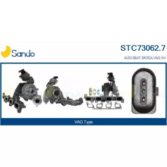 Turbocompresseur, suralimentation SANDO STC73062.7