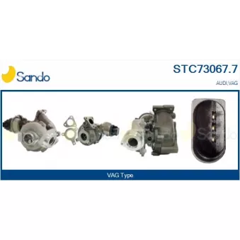 Turbocompresseur, suralimentation SANDO STC73067.7