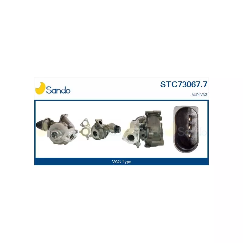 Turbocompresseur, suralimentation SANDO STC73067.7