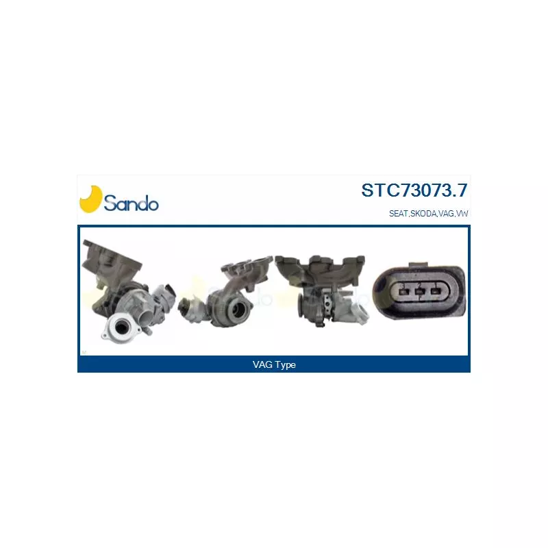 Turbocompresseur, suralimentation SANDO STC73073.7