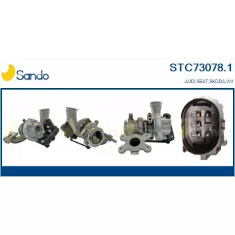 Turbocompresseur, suralimentation SANDO STC73078.1