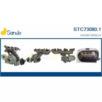 Turbocompresseur, suralimentation SANDO STC73080.1