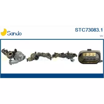 Turbocompresseur, suralimentation SANDO STC73083.1