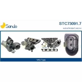 Turbocompresseur, suralimentation SANDO STC73091.7