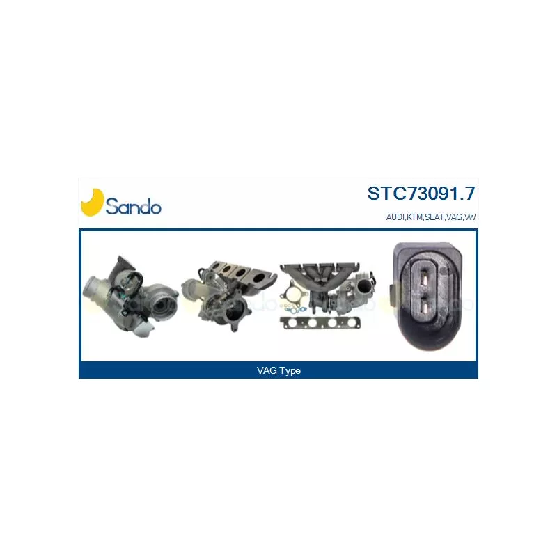 Turbocompresseur, suralimentation SANDO STC73091.7
