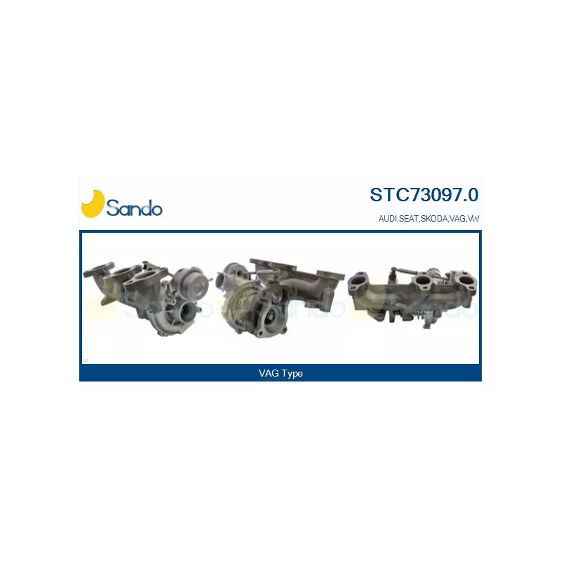 Turbocompresseur, suralimentation SANDO STC73097.0