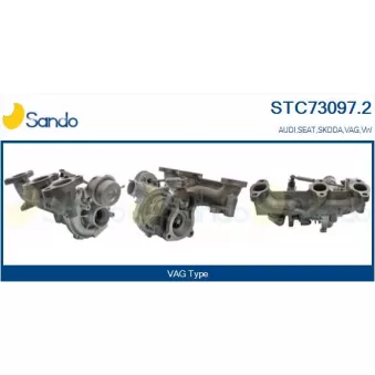 Turbocompresseur, suralimentation SANDO STC73097.2