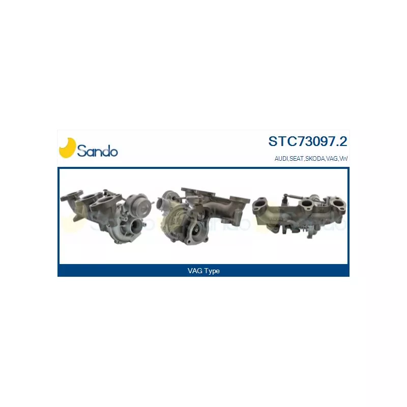 Turbocompresseur, suralimentation SANDO STC73097.2