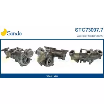 Turbocompresseur, suralimentation SANDO STC73097.7