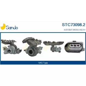 Turbocompresseur, suralimentation SANDO STC73098.2