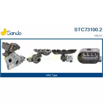 Turbocompresseur, suralimentation SANDO STC73100.2