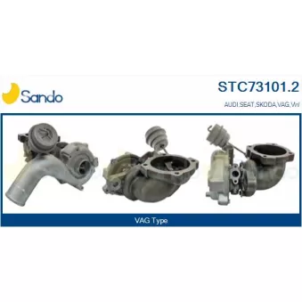 Turbocompresseur, suralimentation SANDO STC73101.2