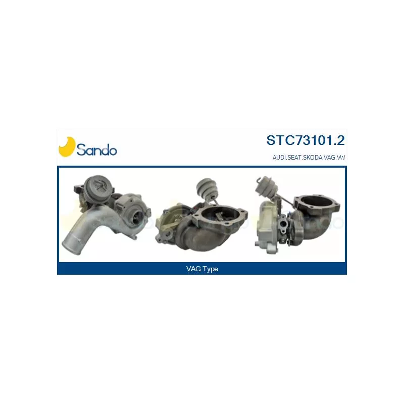 Turbocompresseur, suralimentation SANDO STC73101.2