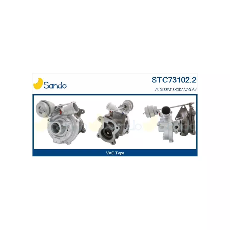 Turbocompresseur, suralimentation SANDO STC73102.2