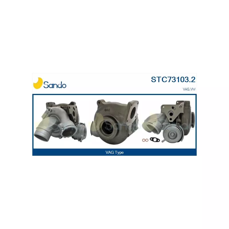 Turbocompresseur, suralimentation SANDO STC73103.2