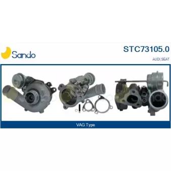 Turbocompresseur, suralimentation SANDO STC73105.0