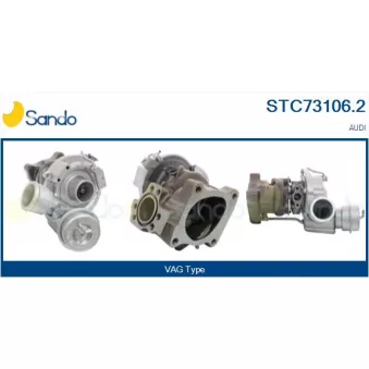 Turbocompresseur, suralimentation SANDO STC73106.2
