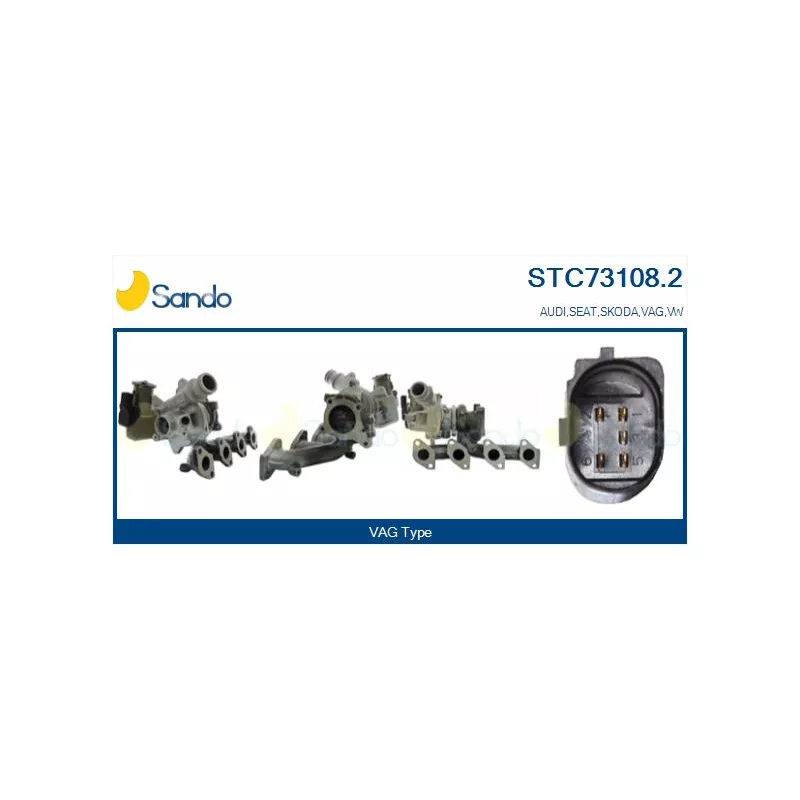 Turbocompresseur, suralimentation SANDO STC73108.2