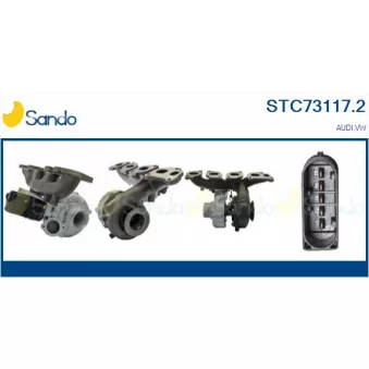 Turbocompresseur, suralimentation SANDO STC73117.2