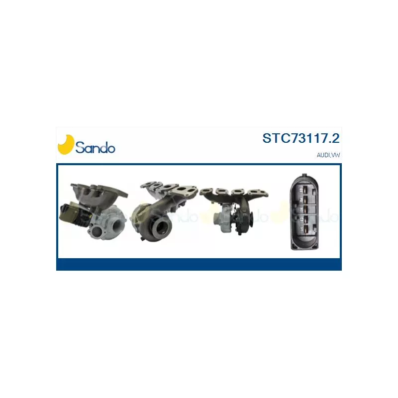 Turbocompresseur, suralimentation SANDO STC73117.2