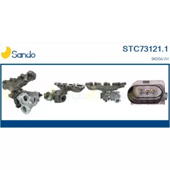 Turbocompresseur, suralimentation SANDO STC73121.1