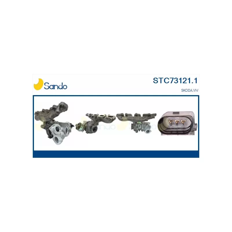 Turbocompresseur, suralimentation SANDO STC73121.1