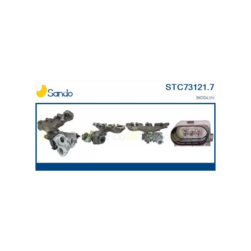 Turbocompresseur, suralimentation SANDO STC73121.7