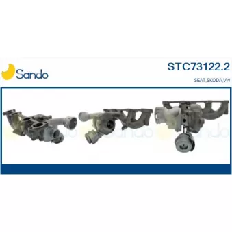 Turbocompresseur, suralimentation SANDO STC73122.2