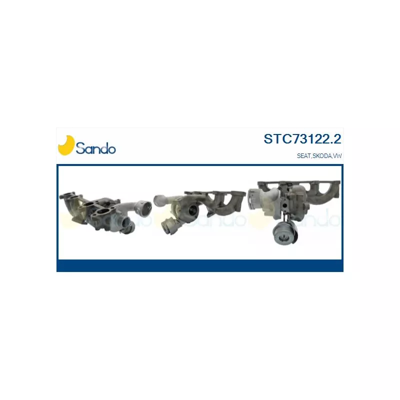 Turbocompresseur, suralimentation SANDO STC73122.2