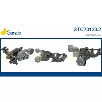 Turbocompresseur, suralimentation SANDO STC73123.2