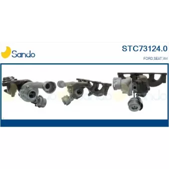 Turbocompresseur, suralimentation SANDO STC73124.0