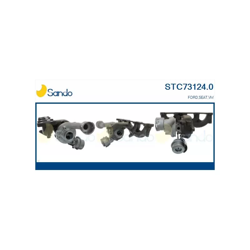 Turbocompresseur, suralimentation SANDO STC73124.0