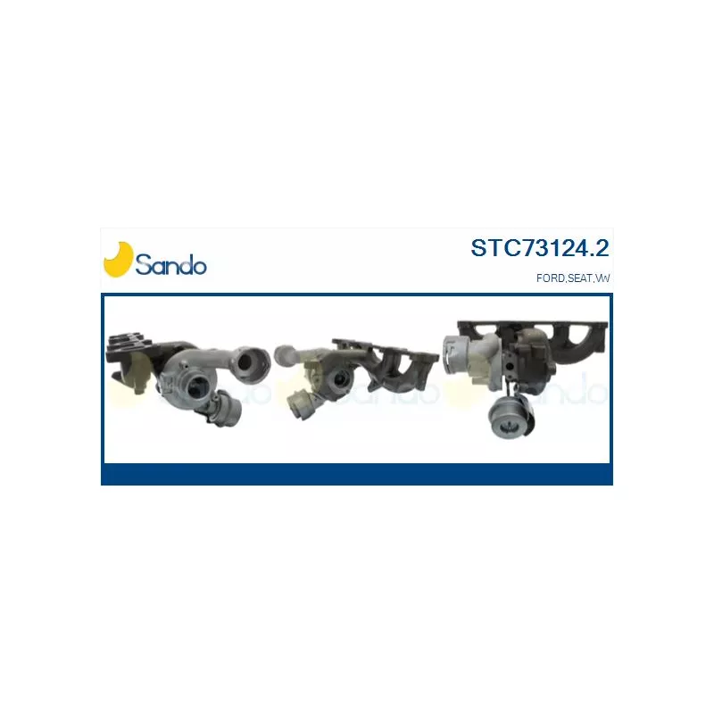 Turbocompresseur, suralimentation SANDO STC73124.2
